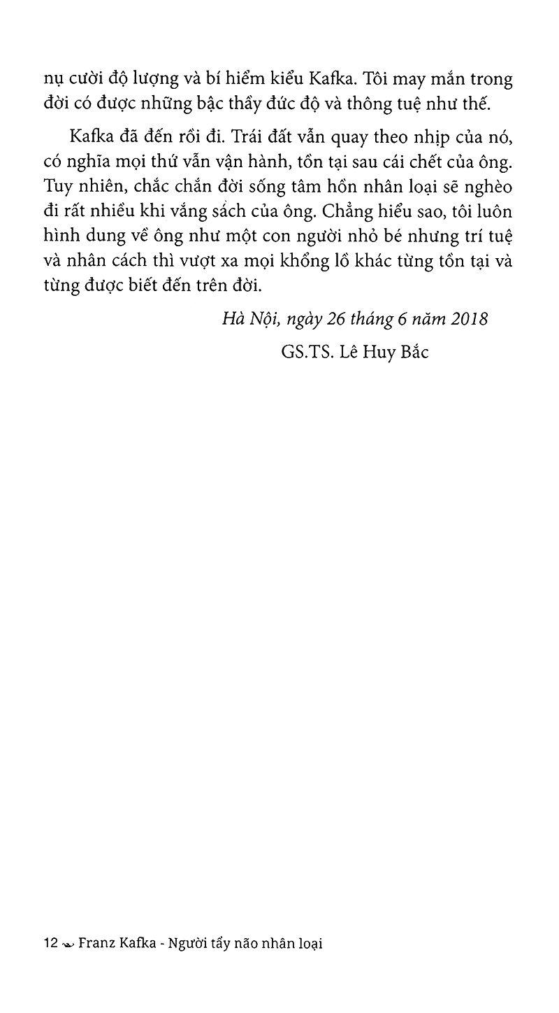 franz kafka - người tẩy não nhân loại (tái bản 2019) - Ảnh 10
