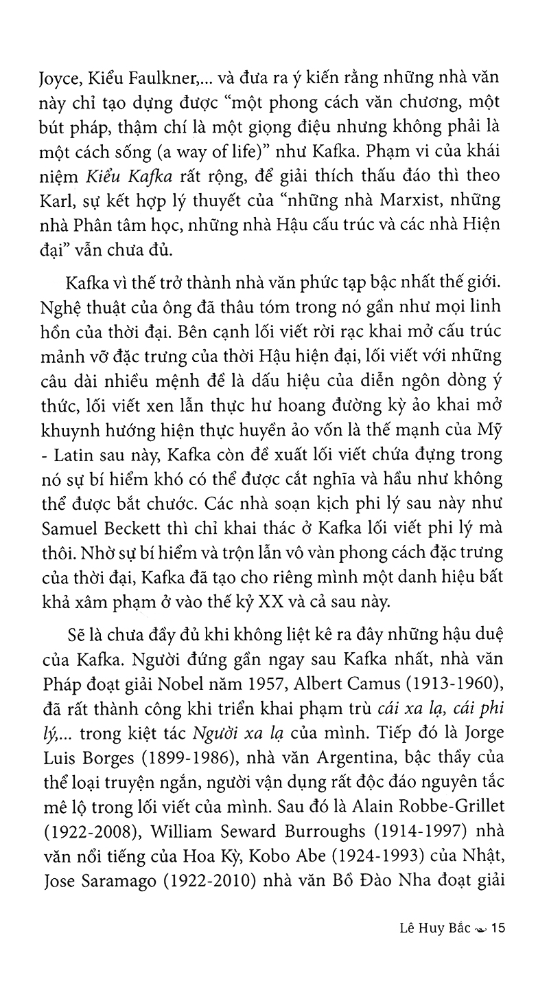 franz kafka - người tẩy não nhân loại (tái bản 2019) - Ảnh 13
