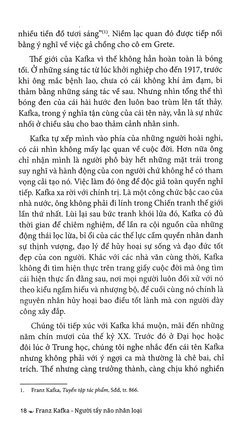 franz kafka - người tẩy não nhân loại (tái bản 2019) - Ảnh 16