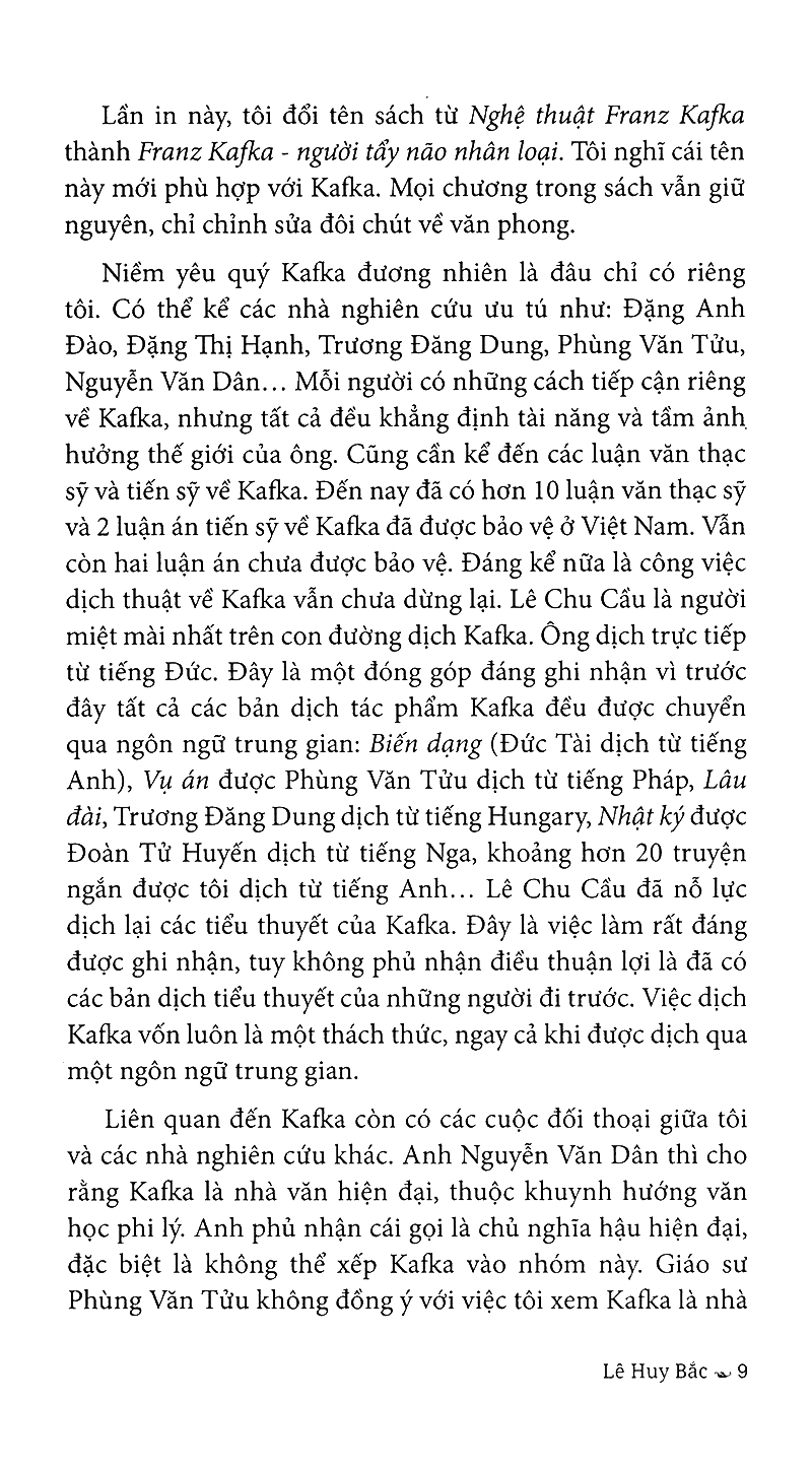 franz kafka - người tẩy não nhân loại (tái bản 2019) - Ảnh 7