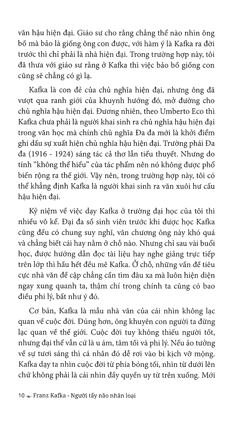 franz kafka - người tẩy não nhân loại (tái bản 2019) - Ảnh 8