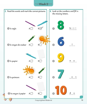 french for everyone junior 5 words a day: learn and practise 1,000 french words - Ảnh 14