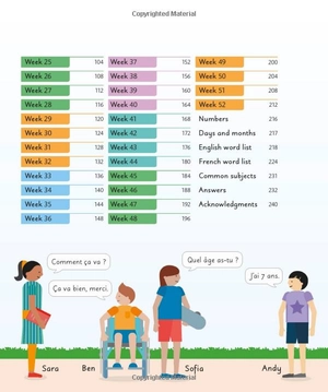 french for everyone junior 5 words a day: learn and practise 1,000 french words - Ảnh 4