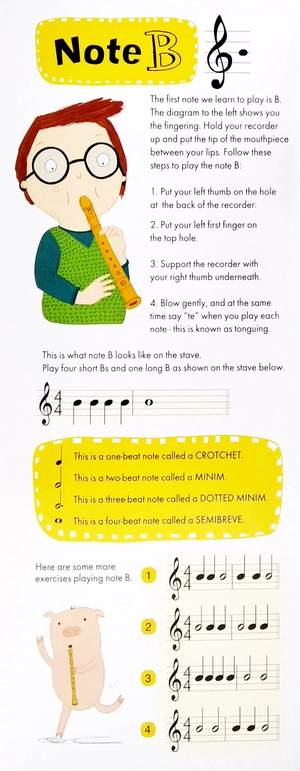 fun to learn recorder book - blue - Ảnh 5