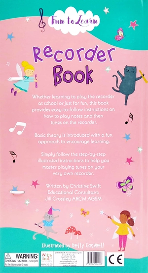 fun to learn recorder book - pink - Ảnh 6
