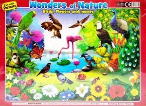 fun with puzzles: wonder of nature - birds, flowers and insects - Ảnh 2