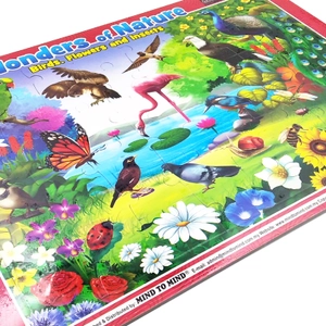 fun with puzzles: wonder of nature - birds, flowers and insects - Ảnh 3
