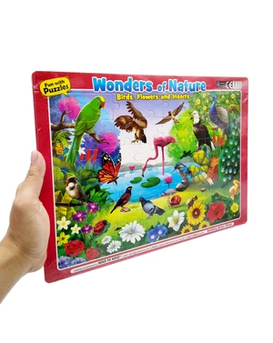 fun with puzzles: wonder of nature - birds, flowers and insects - Ảnh 5