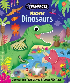 funfacts - lift the flap board book - discover dinosaurs - Ảnh 2