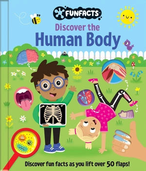 funfacts - lift the flap board book - discover the human body - Ảnh 2