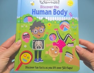 funfacts - lift the flap board book - discover the human body - Ảnh 3