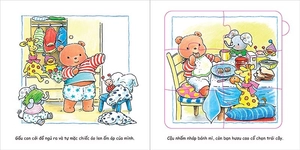 gấu bobbi chơi xếp hình - bìa cứng - Ảnh 4