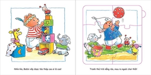 gấu bobbi chơi xếp hình - bìa cứng - Ảnh 5