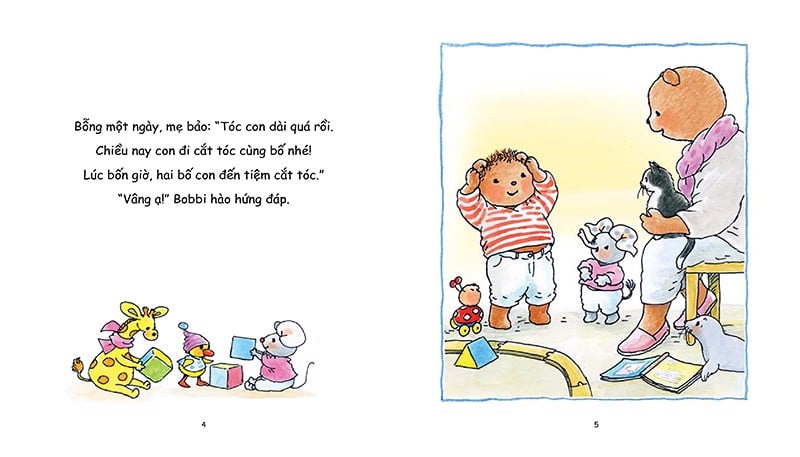 gấu bobbi đi cắt tóc - Ảnh 4