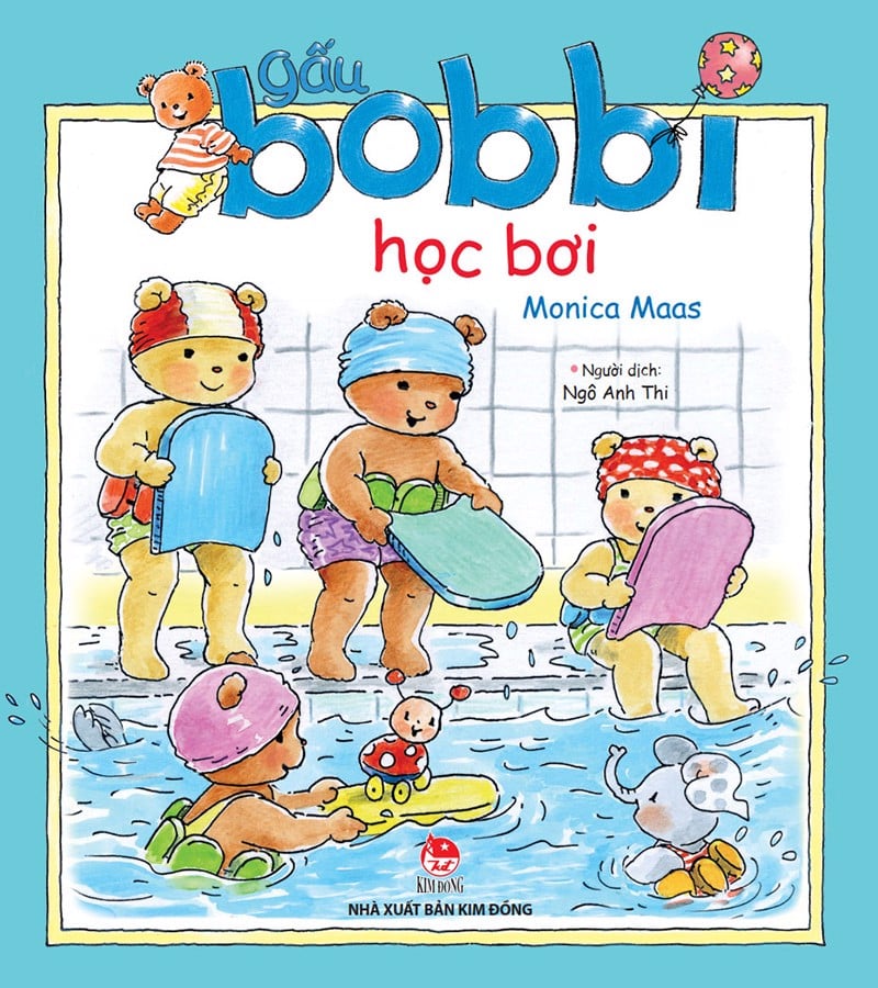 gấu bobbi học bơi - Ảnh 3