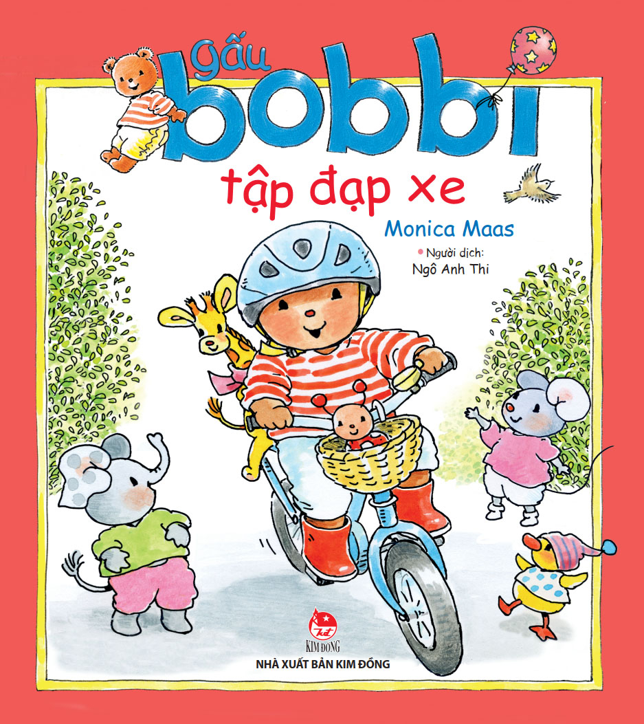 gấu bobbi tập đạp xe - Ảnh 2