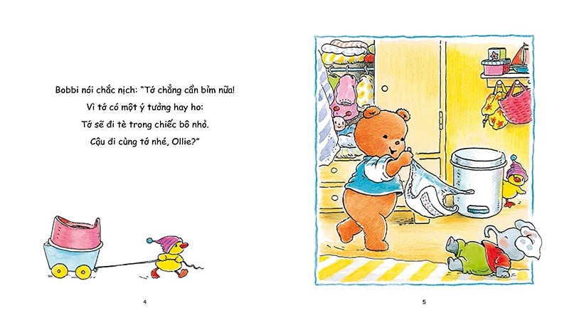 gấu bobbi tập ngồi bô - Ảnh 4