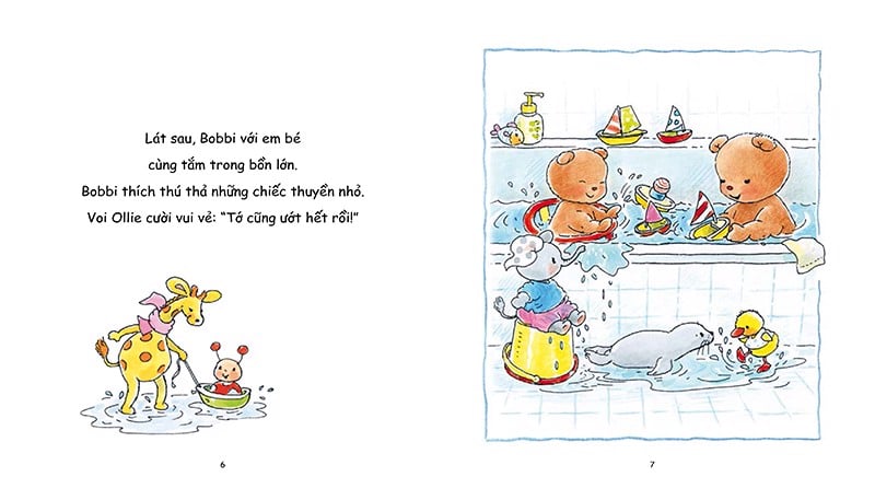 gấu bobbi và em bé - Ảnh 5