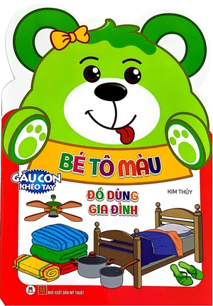 gấu con khéo tay - bé tô màu: đồ dùng gia đình - Ảnh 2