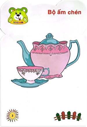 gấu con khéo tay - bé tô màu: đồ dùng gia đình - Ảnh 4