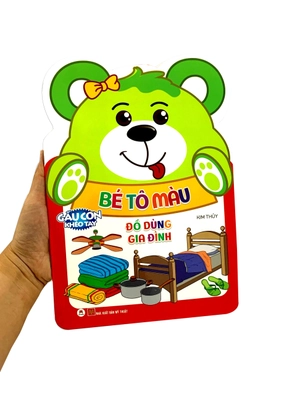 gấu con khéo tay - bé tô màu: đồ dùng gia đình - Ảnh 7