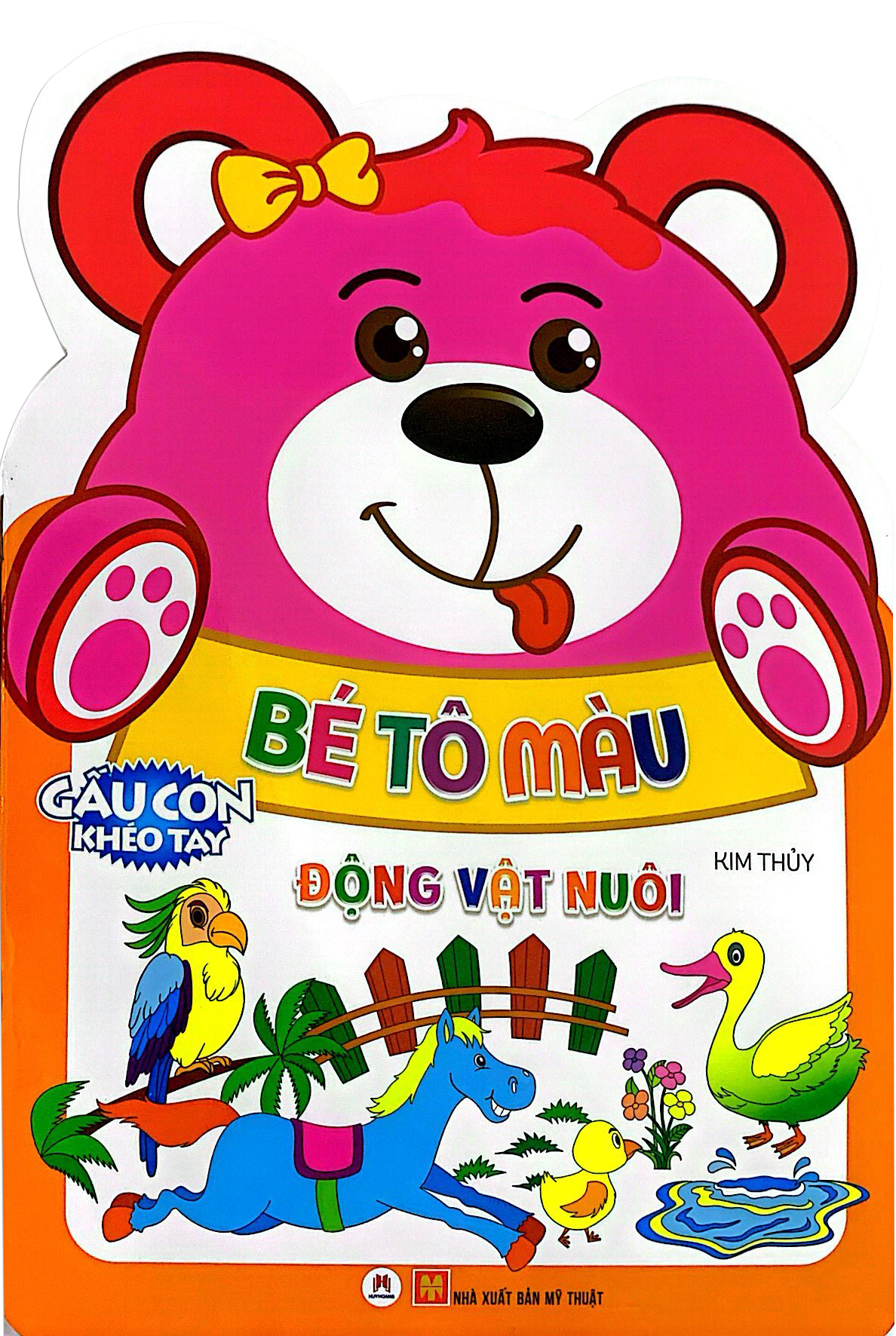 gấu con khéo tay - bé tô màu: động vật nuôi - Ảnh 2