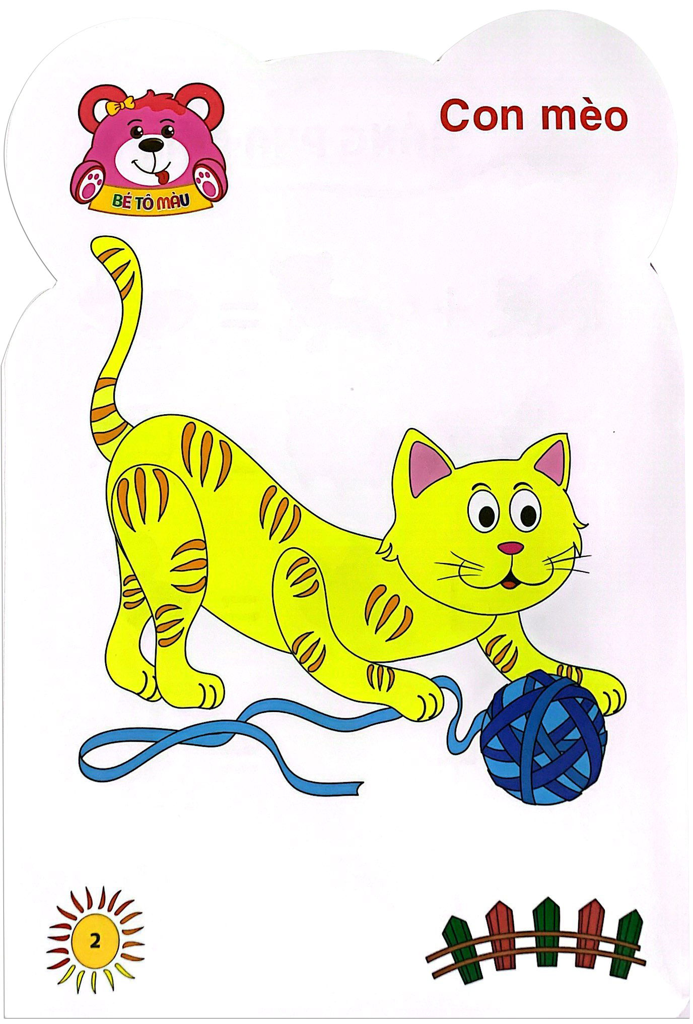 gấu con khéo tay - bé tô màu: động vật nuôi - Ảnh 4