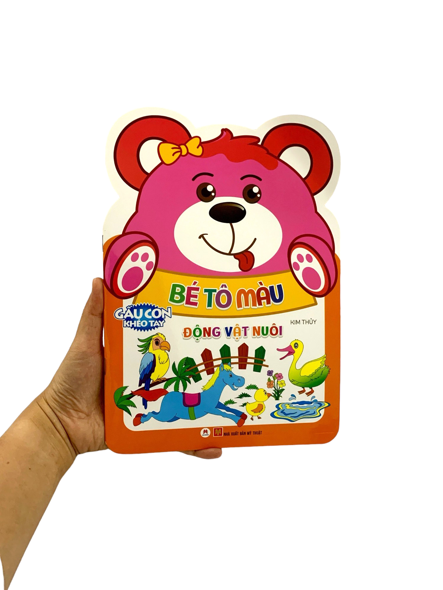 gấu con khéo tay - bé tô màu: động vật nuôi - Ảnh 7