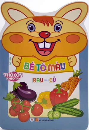 gấu con khéo tay - bé tô màu: rau củ - Ảnh 2