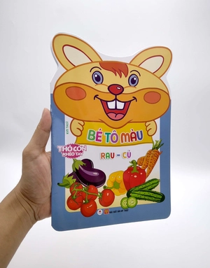 gấu con khéo tay - bé tô màu: rau củ - Ảnh 7