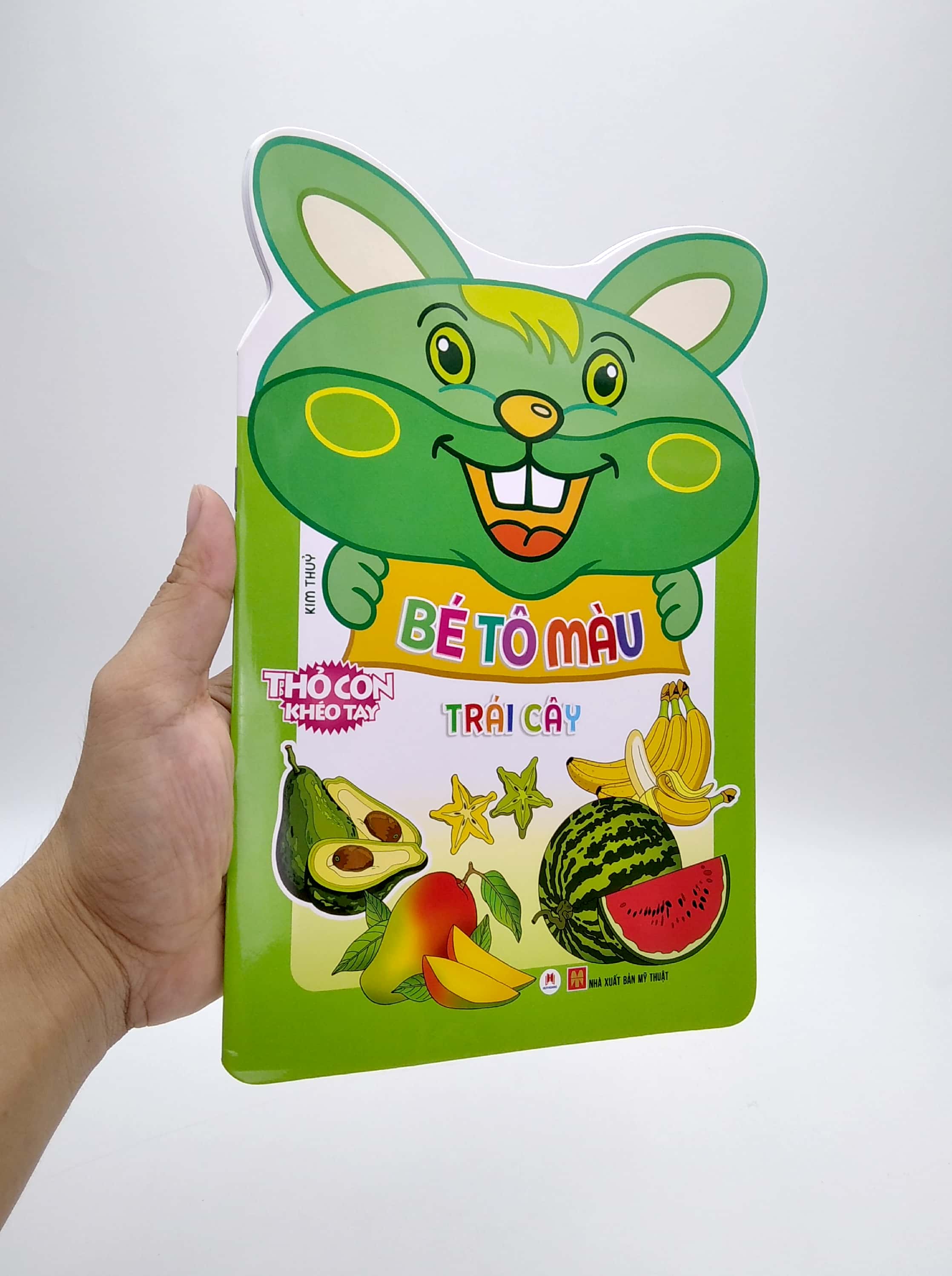 gấu con khéo tay - bé tô màu: trái cây - Ảnh 7