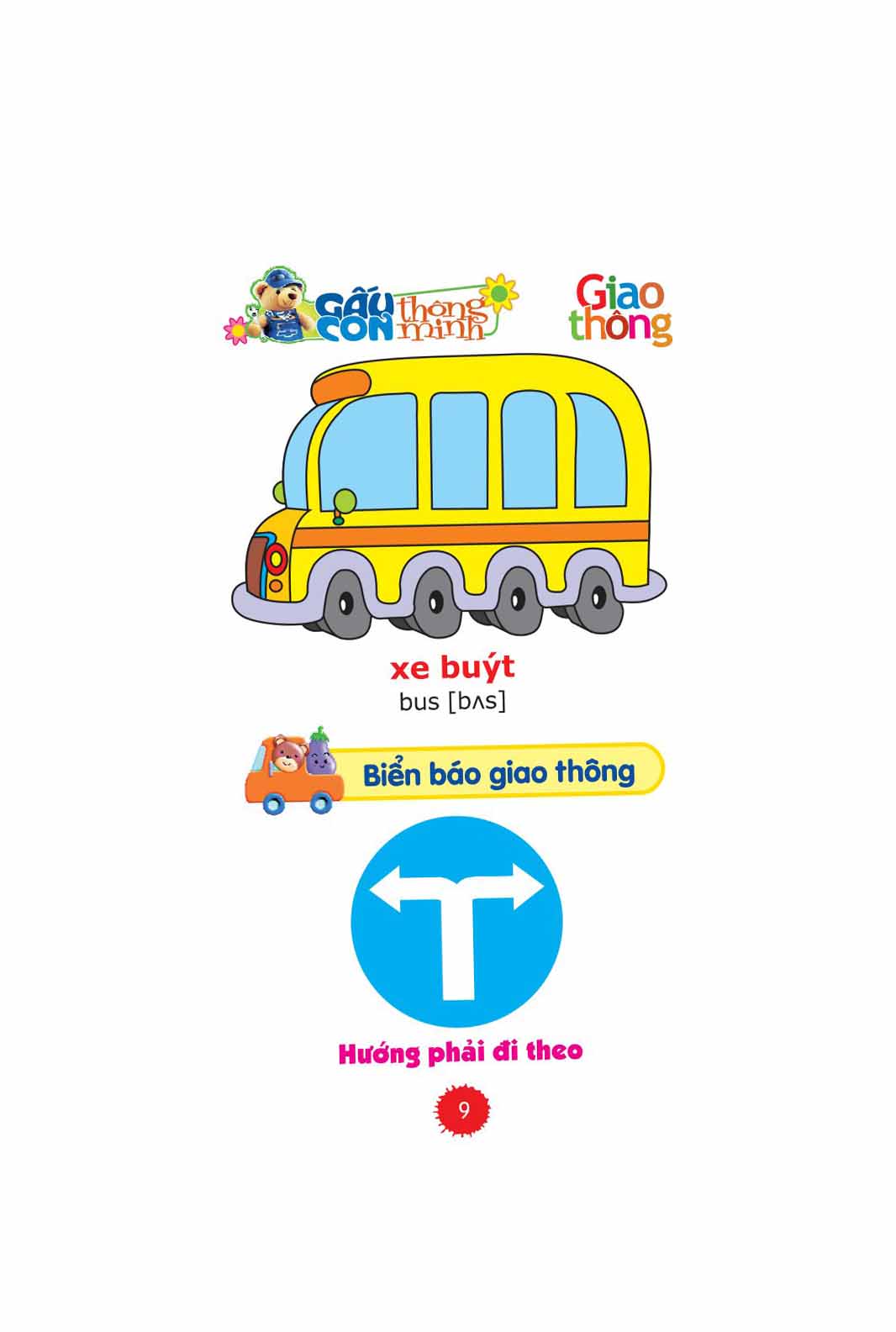 gấu con thông minh - dành cho tuổi mầm non - chủ đề giao thông (tái bản 2022) - Ảnh 9