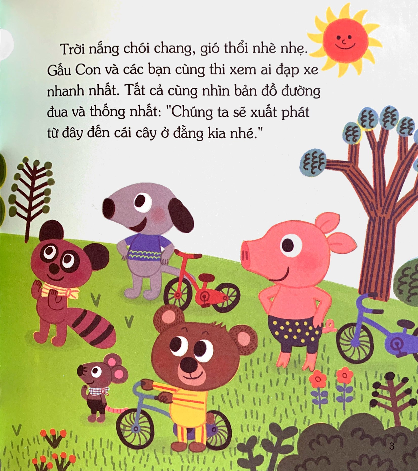 gấu con tinh nghịch - cạnh tranh và đoàn kết: mình sẽ về đích đầu tiên! - Ảnh 4