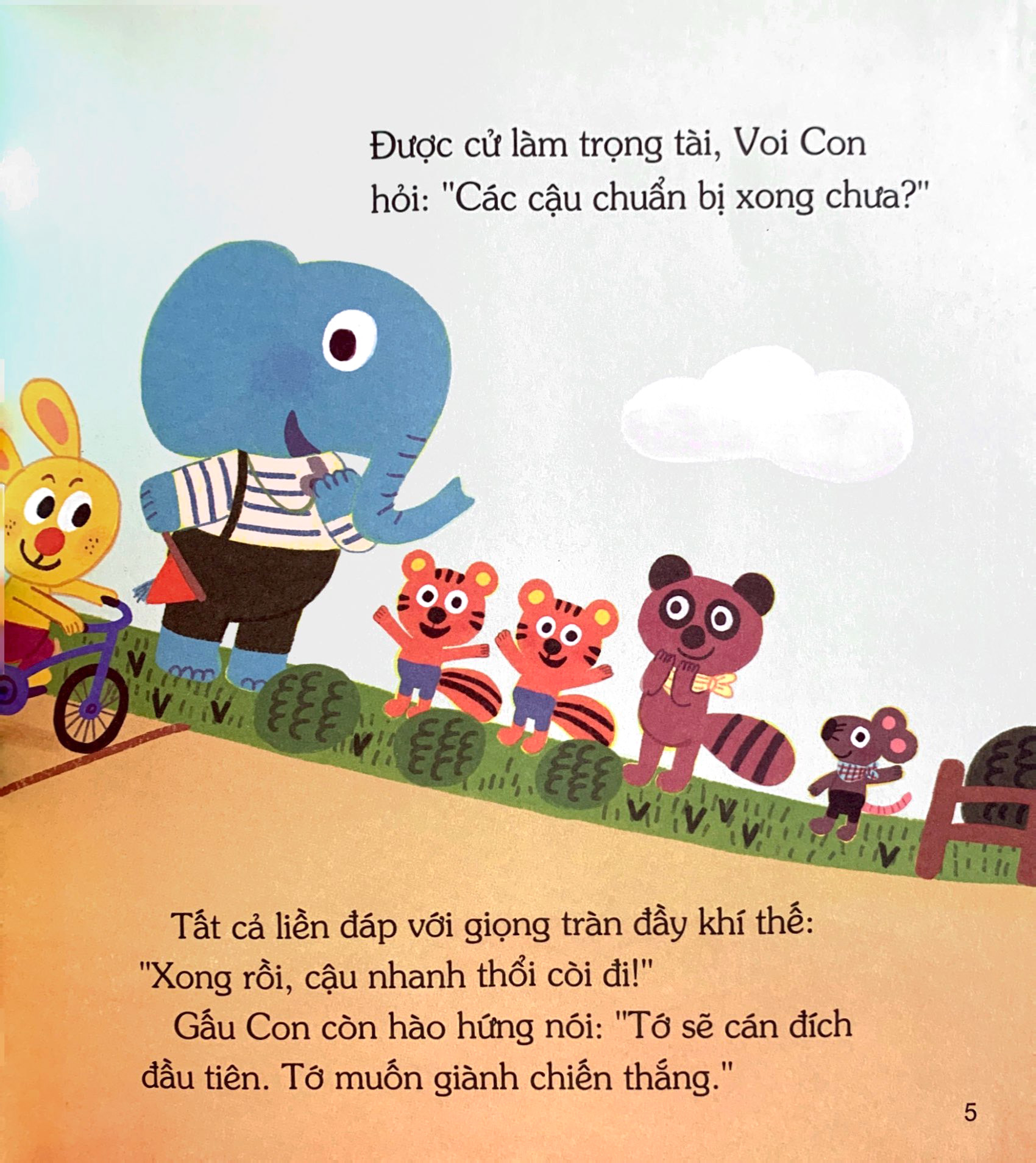 gấu con tinh nghịch - cạnh tranh và đoàn kết: mình sẽ về đích đầu tiên! - Ảnh 6