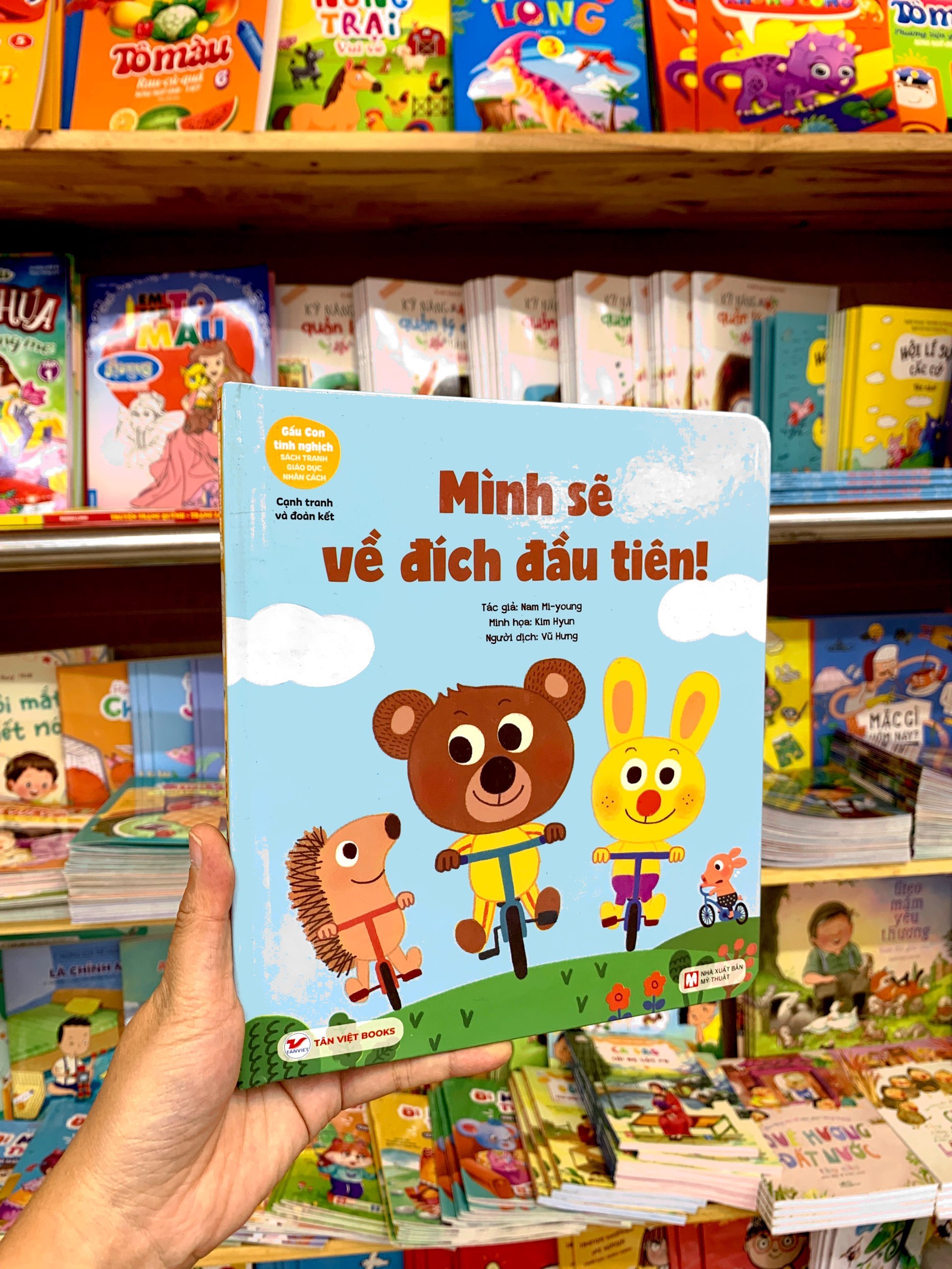 gấu con tinh nghịch - cạnh tranh và đoàn kết: mình sẽ về đích đầu tiên! - Ảnh 8