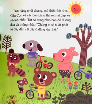 gấu con tinh nghịch - cạnh tranh và đoàn kết - mình sẽ về đích đầu tiên! (tái bản 2024) - Ảnh 4