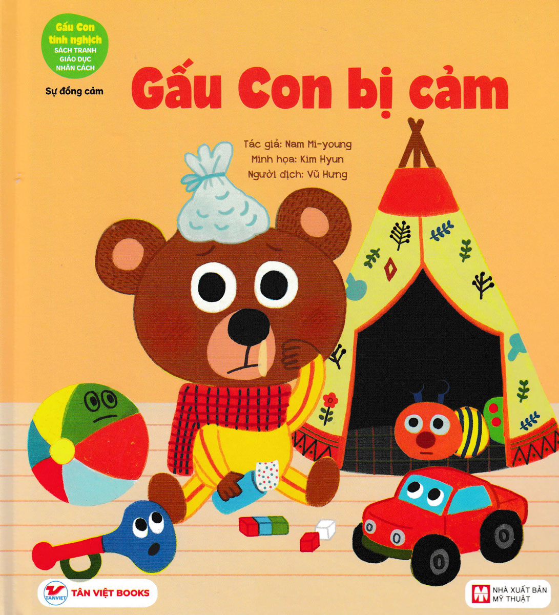 gấu con tinh nghịch - sự đồng cảm: gấu con bị cảm - Ảnh 2