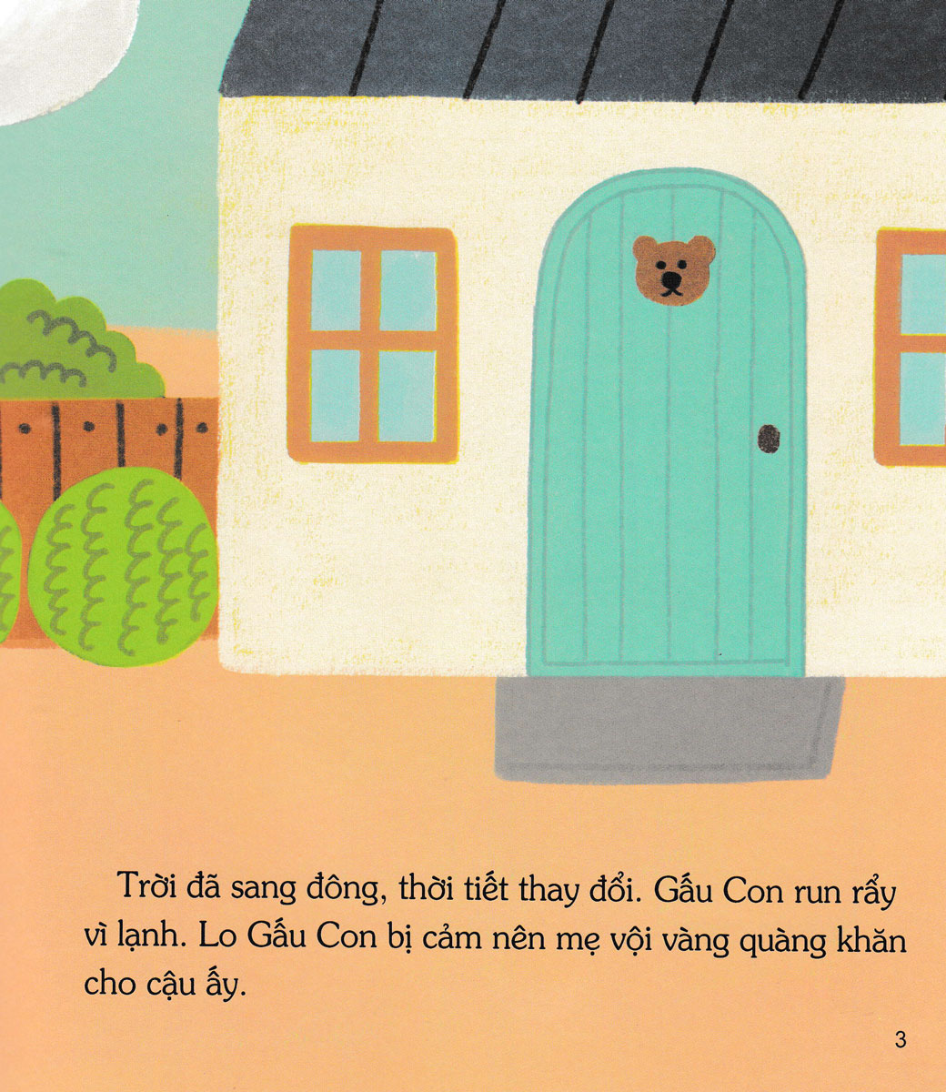 gấu con tinh nghịch - sự đồng cảm - gấu con bị cảm (tái bản 2024) - Ảnh 3