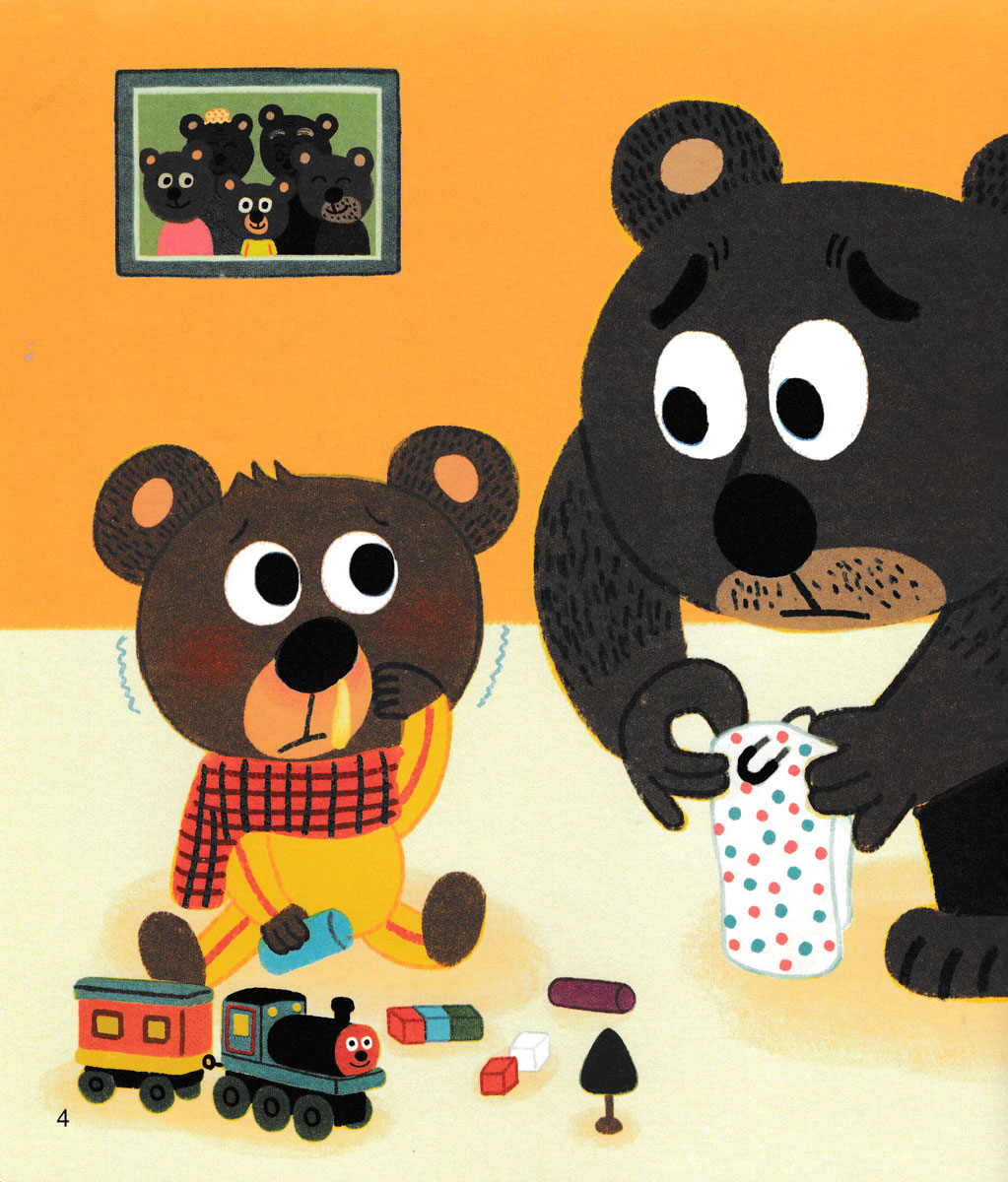 gấu con tinh nghịch - sự đồng cảm - gấu con bị cảm (tái bản 2024) - Ảnh 4