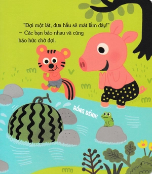 gấu con tinh nghịch - trung thực và chia sẻ - làm thế nào để ăn dưa hấu thật ngon? (tái bản 2024) - Ảnh 4