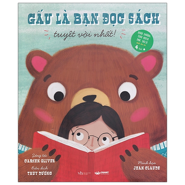 gấu là bạn đọc sách tuyệt với nhất (tái bản 2020)