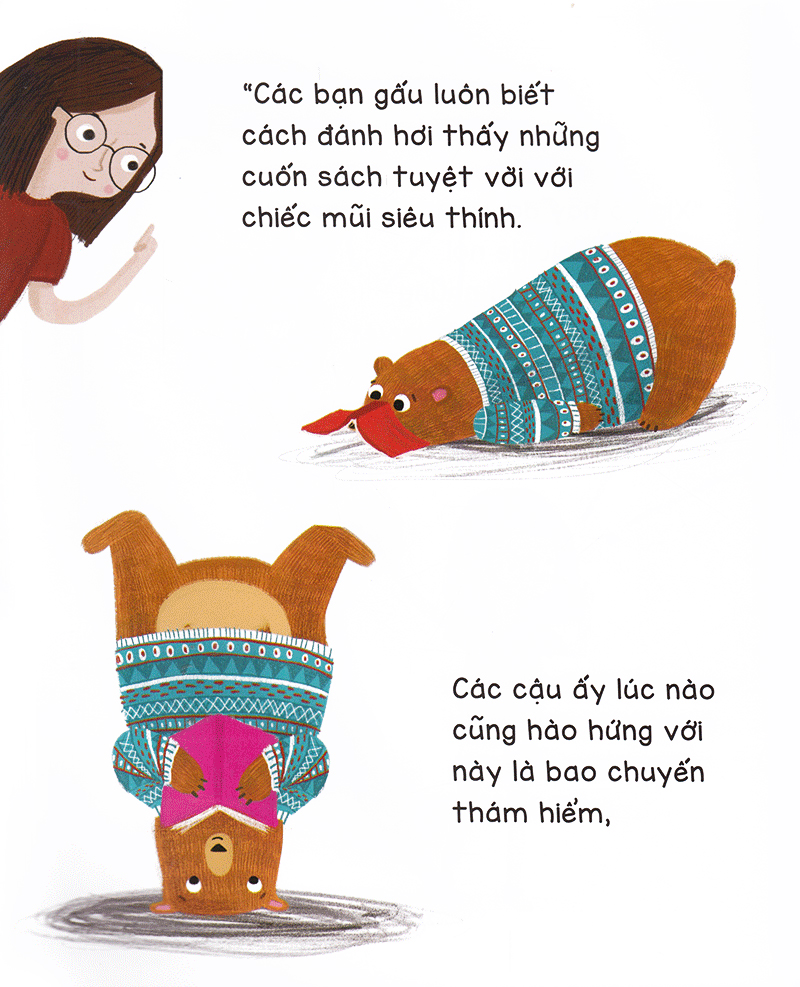 gấu là bạn đọc sách tuyệt với nhất (tái bản 2020) - Ảnh 7