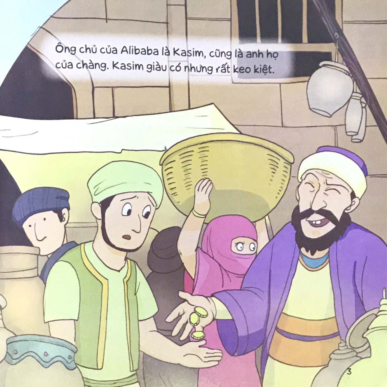 gấu xù kể chuyện - alibaba thành bát-đa - Ảnh 3