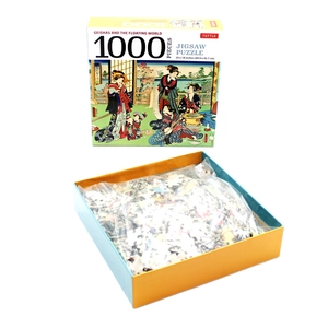 geishas and the floating world - 1000 piece jigsaw puzzle: finished size 24 x 18 inches (61 x 46 cm) - Ảnh 6