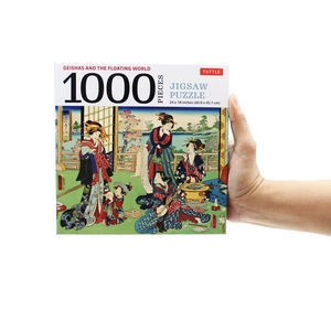 geishas and the floating world - 1000 piece jigsaw puzzle: finished size 24 x 18 inches (61 x 46 cm) - Ảnh 7