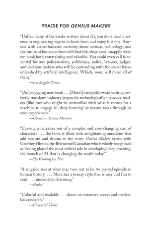 genius makers - the mavericks who brought ai to google, facebook, and the world - Ảnh 3