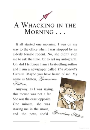 geronimo stilton - book 6 - paws off, cheddarface! - Ảnh 2