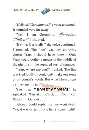 geronimo stilton - book 7 - red pizzas for a blue count - Ảnh 5