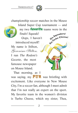 geronimo stilton - book 81 - the super cup face-off - Ảnh 4