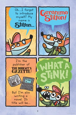 geronimo stilton graphic novel - book 1 - the sewer rat stink - Ảnh 5
